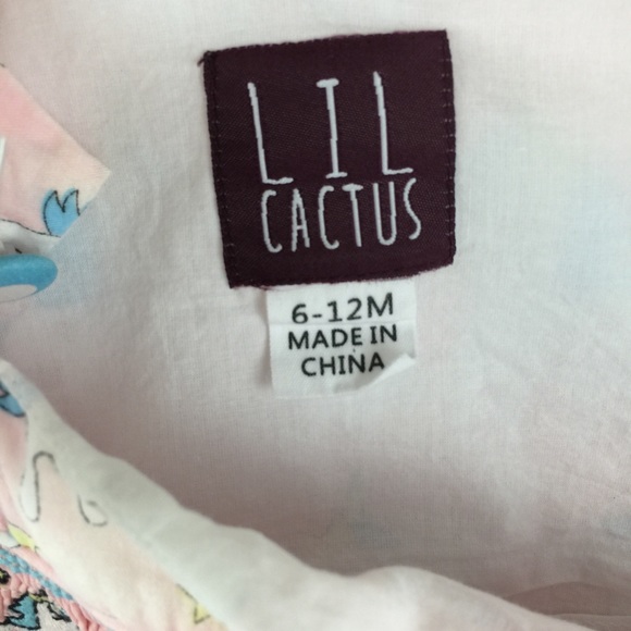 Smocked Unicorn Romper 6-12M - Picture 8 of 13